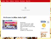 Tablet Screenshot of blueasiacafe.com